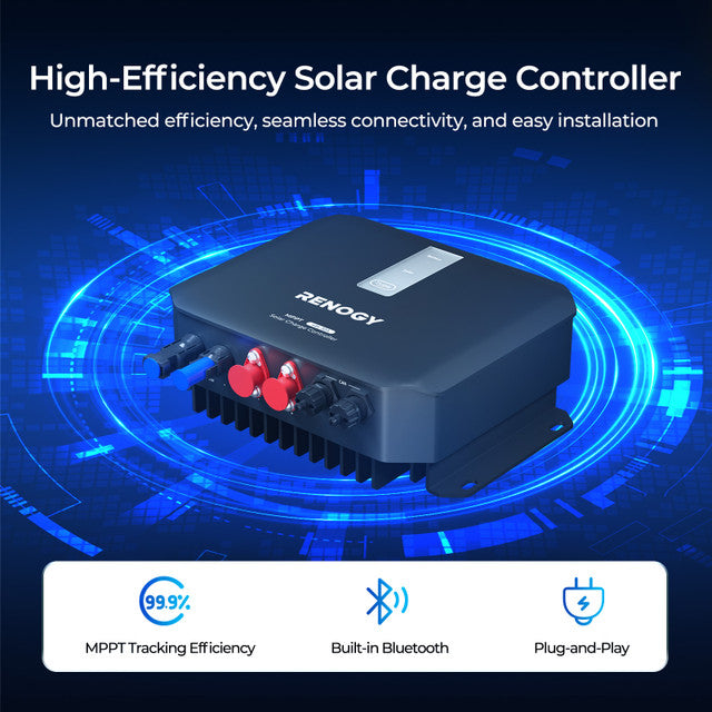Renogy 48V High-Efficiency MPPT Solar Charge Controller