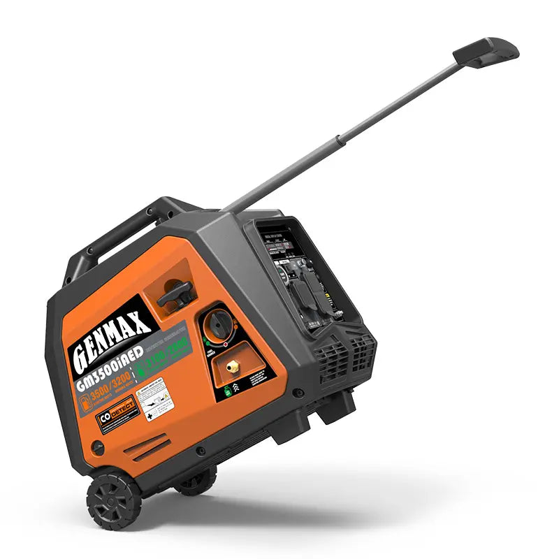 Genmax GM3500iAED Super Quiet Dual Fuel Portable Inverter Generator with Parallel Capability
