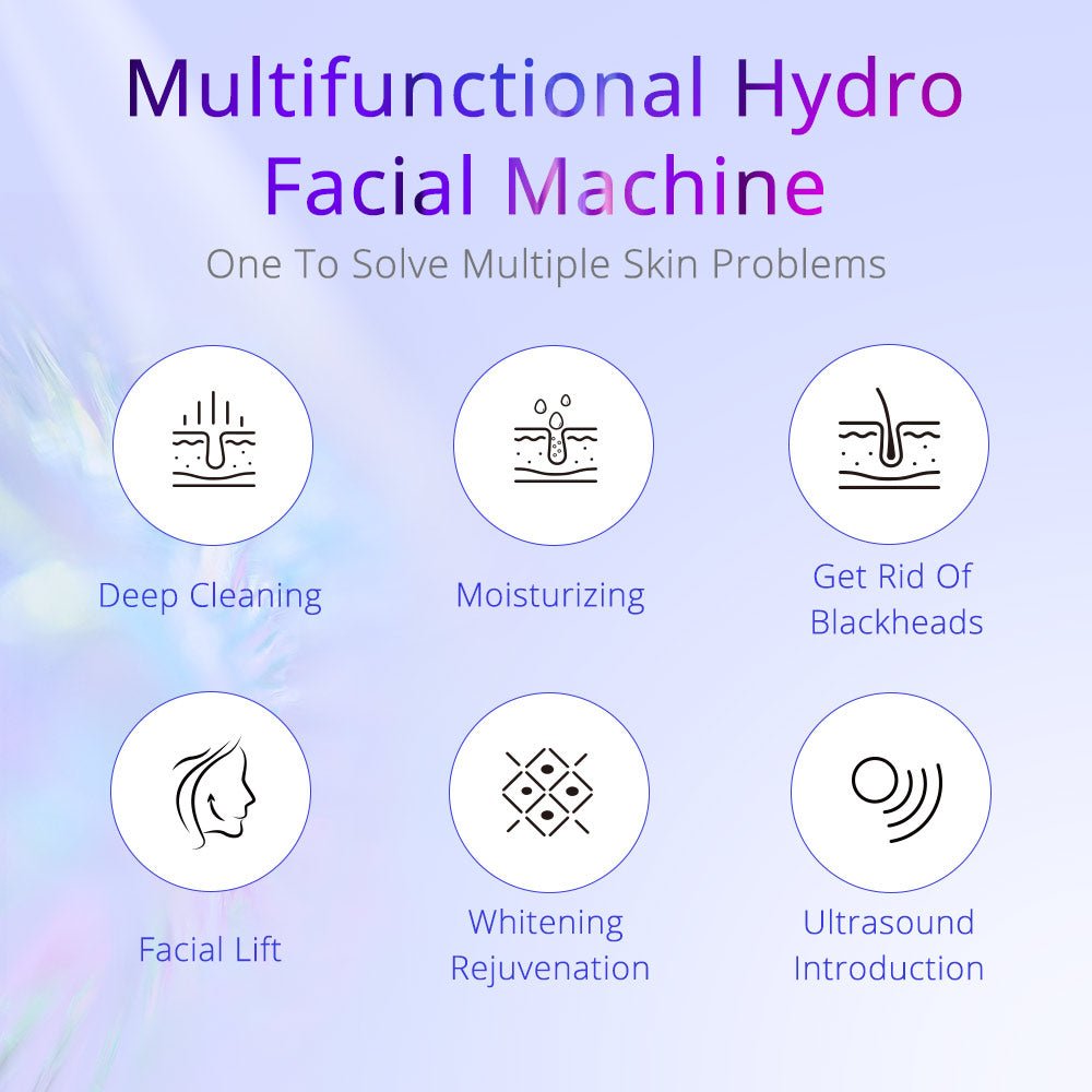 Revitalize Your Skin with 6-in-1 Hydrodermabrasion Skin Rejuvenation Machine