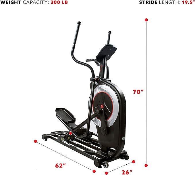 Sunny Health & Fitness SF-E3875 Premium Elliptical Trainer