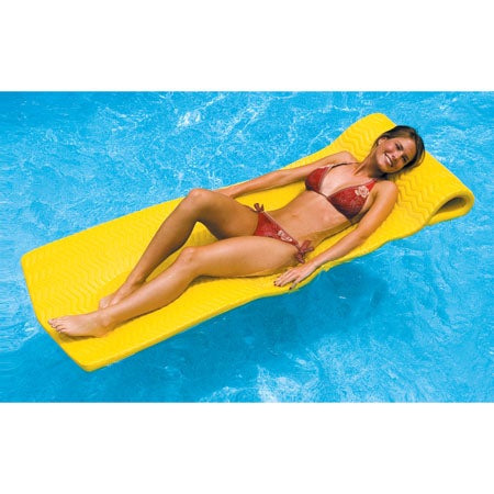 Swimline Softskin Yellow Floating Foam Mat - Your Ultimate Water Fun Companion