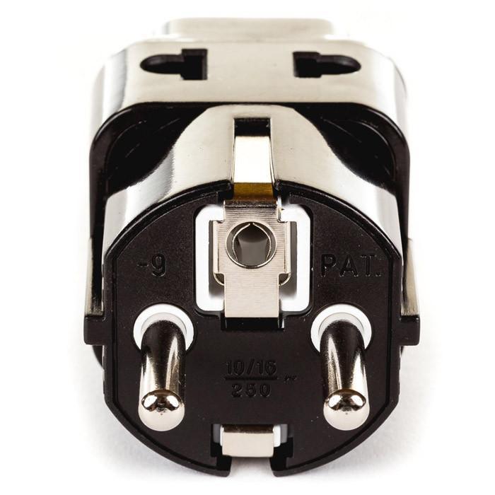 OREI 2-in-1 USA to Europe Adapter Plug - 2 Pack, Black: Your Ultimate Travel Companion