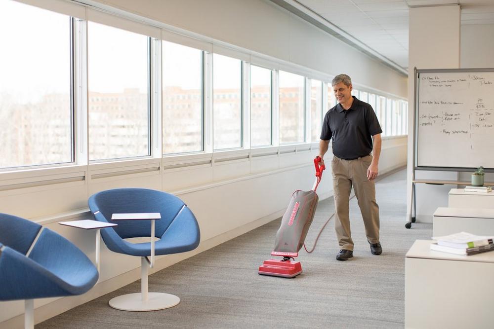 Oreck 9lb Red Basecord Commercial Upright Vacuum - The Ultimate Cleaning Companion