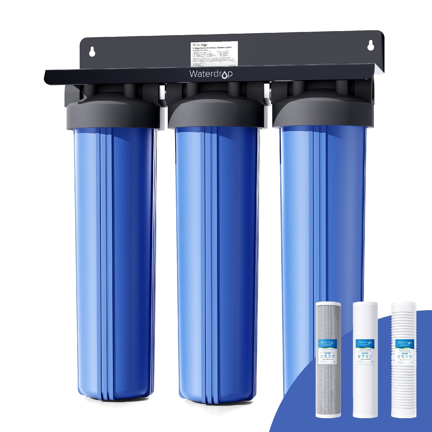 Waterdrop 3-Stage Whole House Water Filter: Crystal Clear Water for Your Home