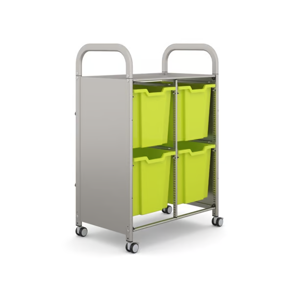 Gratnells Callero Double Metal Cart - The Ultimate Learning & Office Organization Solution