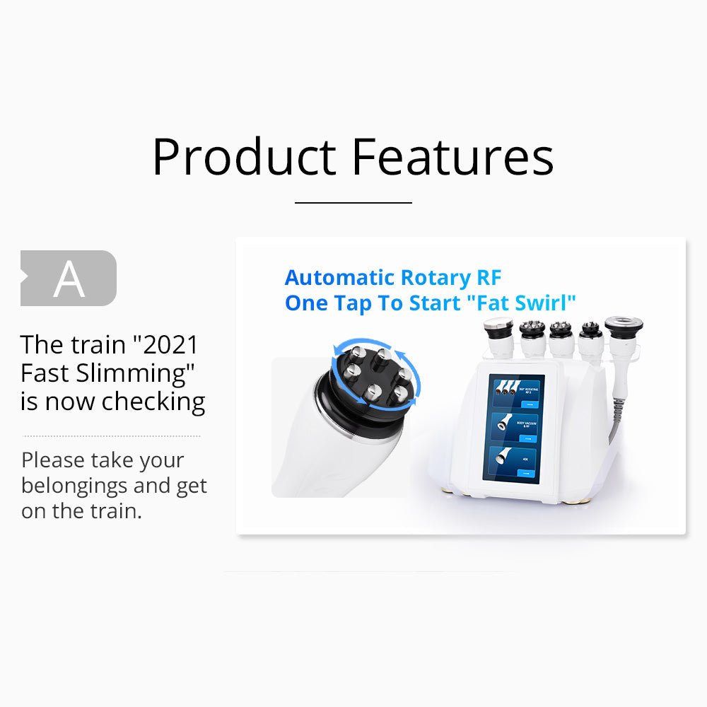 Revolutionary 360° RF Ultrasonic Cavitation Vacuum for Body Slimming and Sculpting