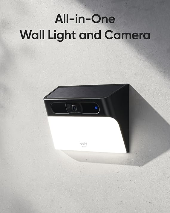 Eufy Solar-Powered Wall Light Cam - Your Home's Smart Guardian