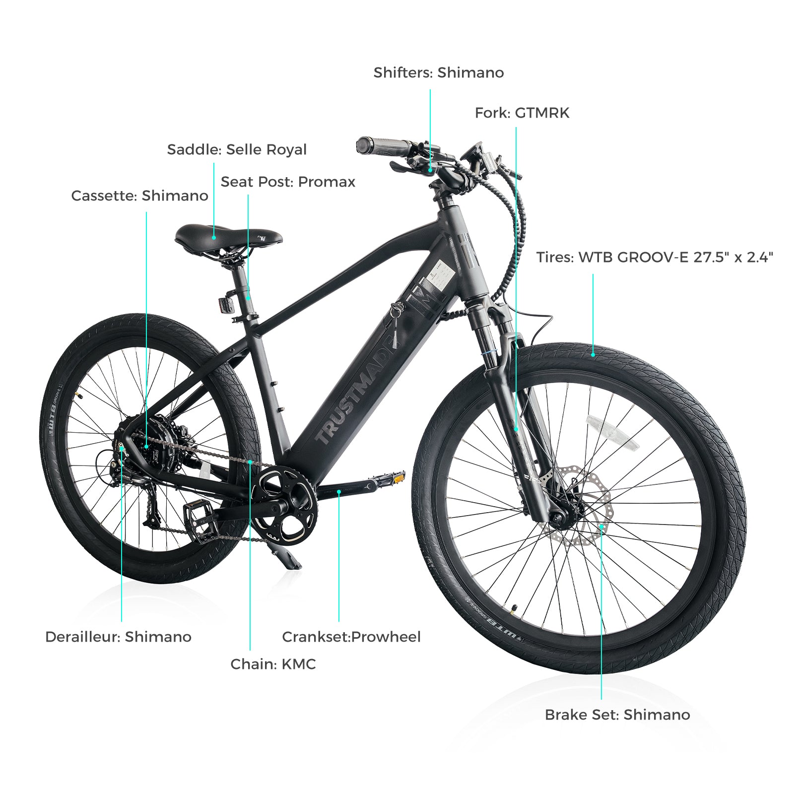 Trustmade Panther-X Electric Bike: Your Ultimate Hill-Climbing Companion