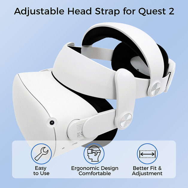 Sungale Oculus Quest 2 Elite Strap Replacement with Adjustable Comfort