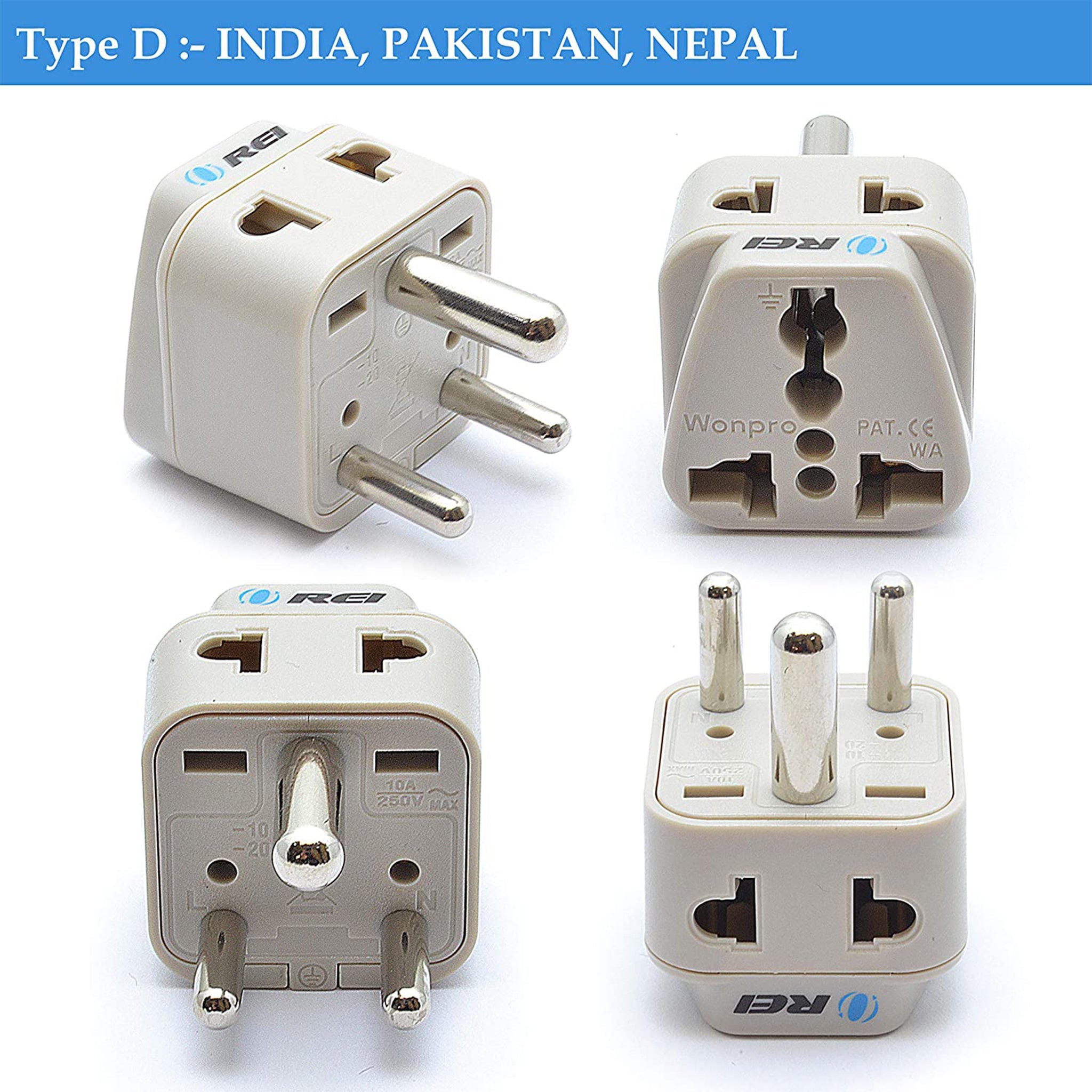 All-in-One Compact World Travel Adapter Plug - DB7-SET