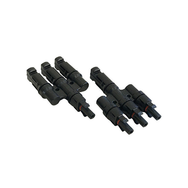Renogy Solar MC4Y2 Branch Connectors - Multicolor Pair for Expanding Your Solar Panel System