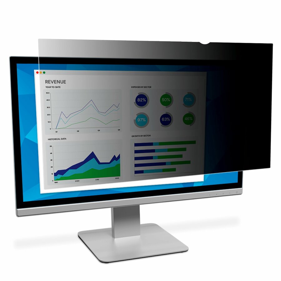 3M 21:9 Monitor Privacy Filter - Black Matte
