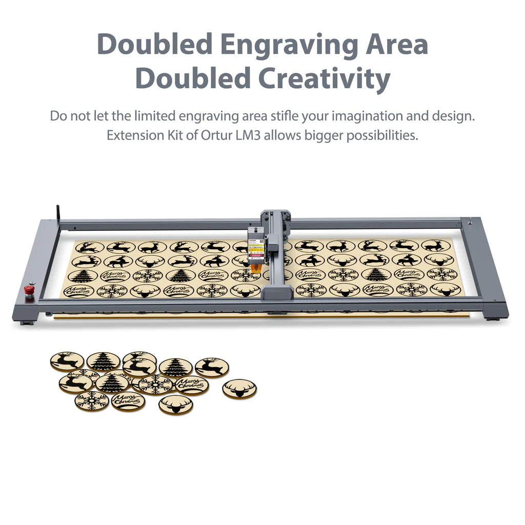 Ortur LM3 Series Extension Kit (ETK2.0) - Unlock Expanded Creativity