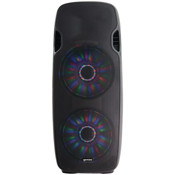 Gemini AS-215BLU-LT Dual 15' LED Bluetooth Party Speaker