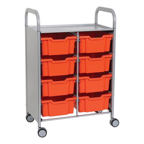 Gratnells Callero Double Metal School Supply Organizer Cart