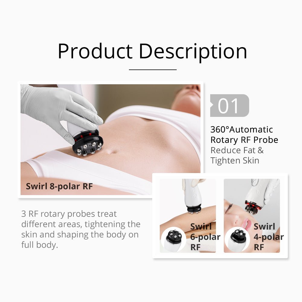 Revolutionary 360° RF Ultrasonic Cavitation Vacuum for Body Slimming and Sculpting