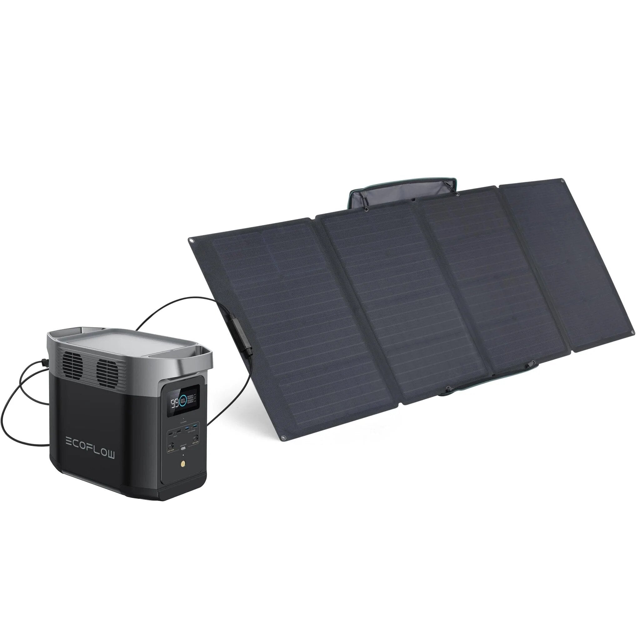 EcoFlow DELTA 2 Portable Powerhouse Bundle with 400W Solar Panel