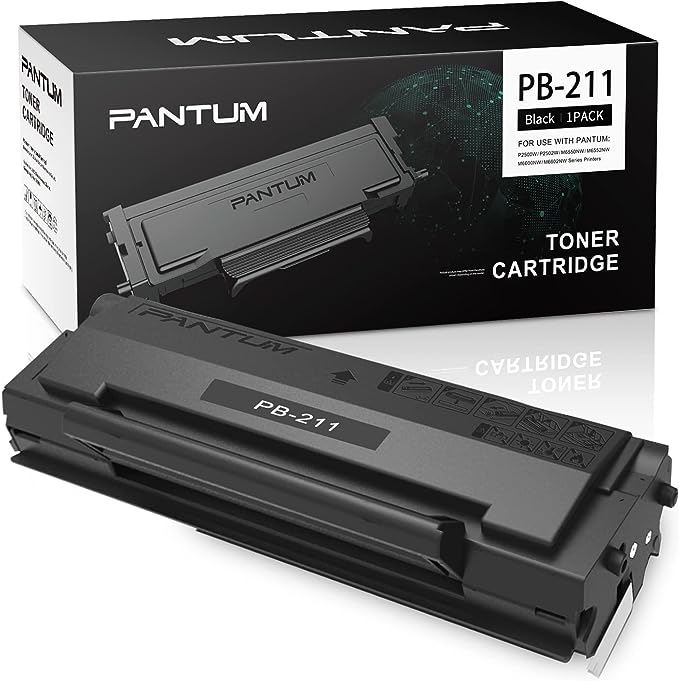 Pantum PB-211 High-Yield Black Toner Cartridge for Pantum P2500/M6500 Series - Effortlessly Print 1600 Pages!