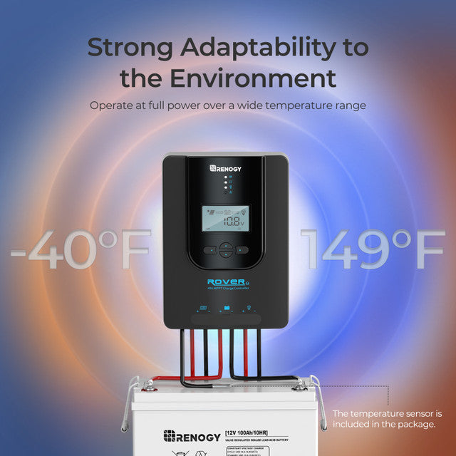 Renogy Rover Li 40 Amp MPPT Solar Charge Controller - Maximize Your Solar Efficiency