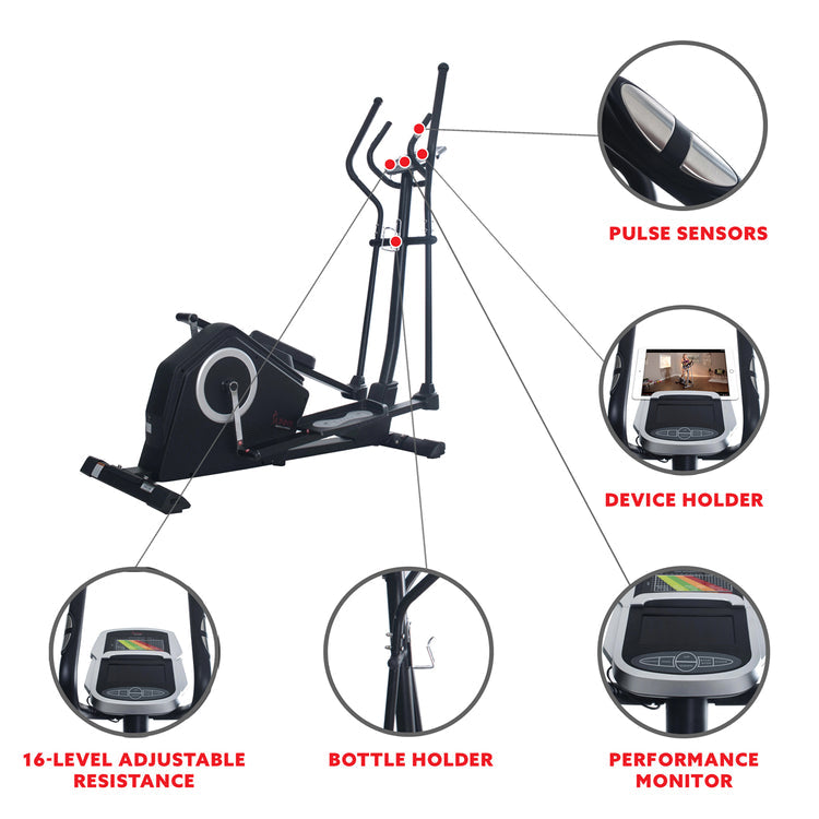 Sunny Health & Fitness SF-E3890: Your Ultimate Home Cardio Elliptical Trainer