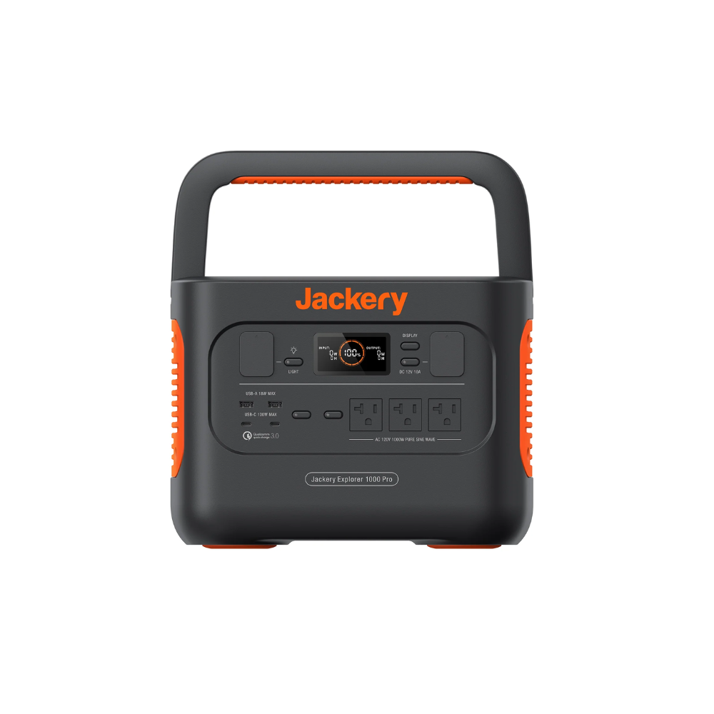 Jackery E1000 Plus Portable Powerhouse with 100W Mini Solar Panel