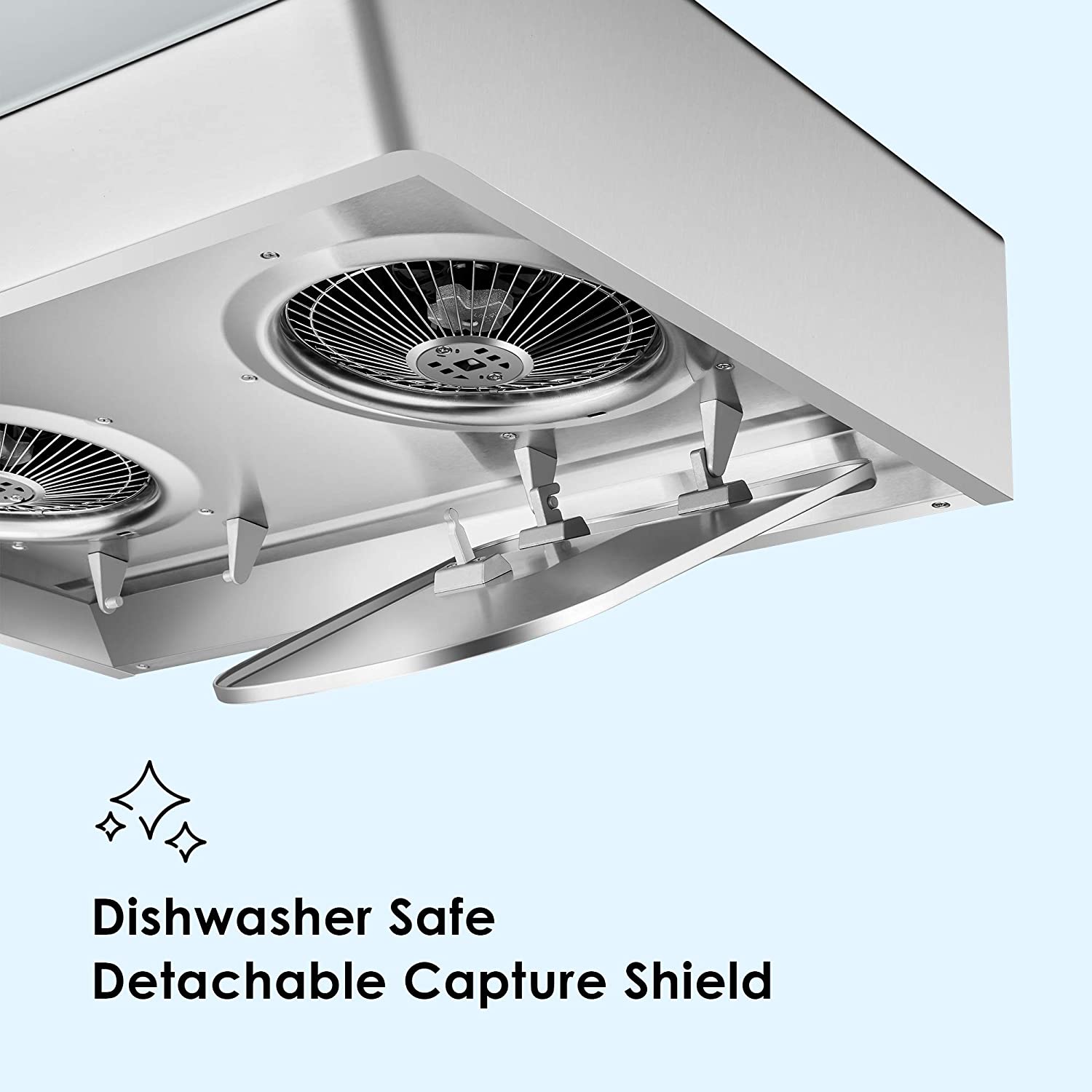 FOTILE 30-Inch Under-Cabinet Convertible Pixie Air Series Range Hood - UQS3001