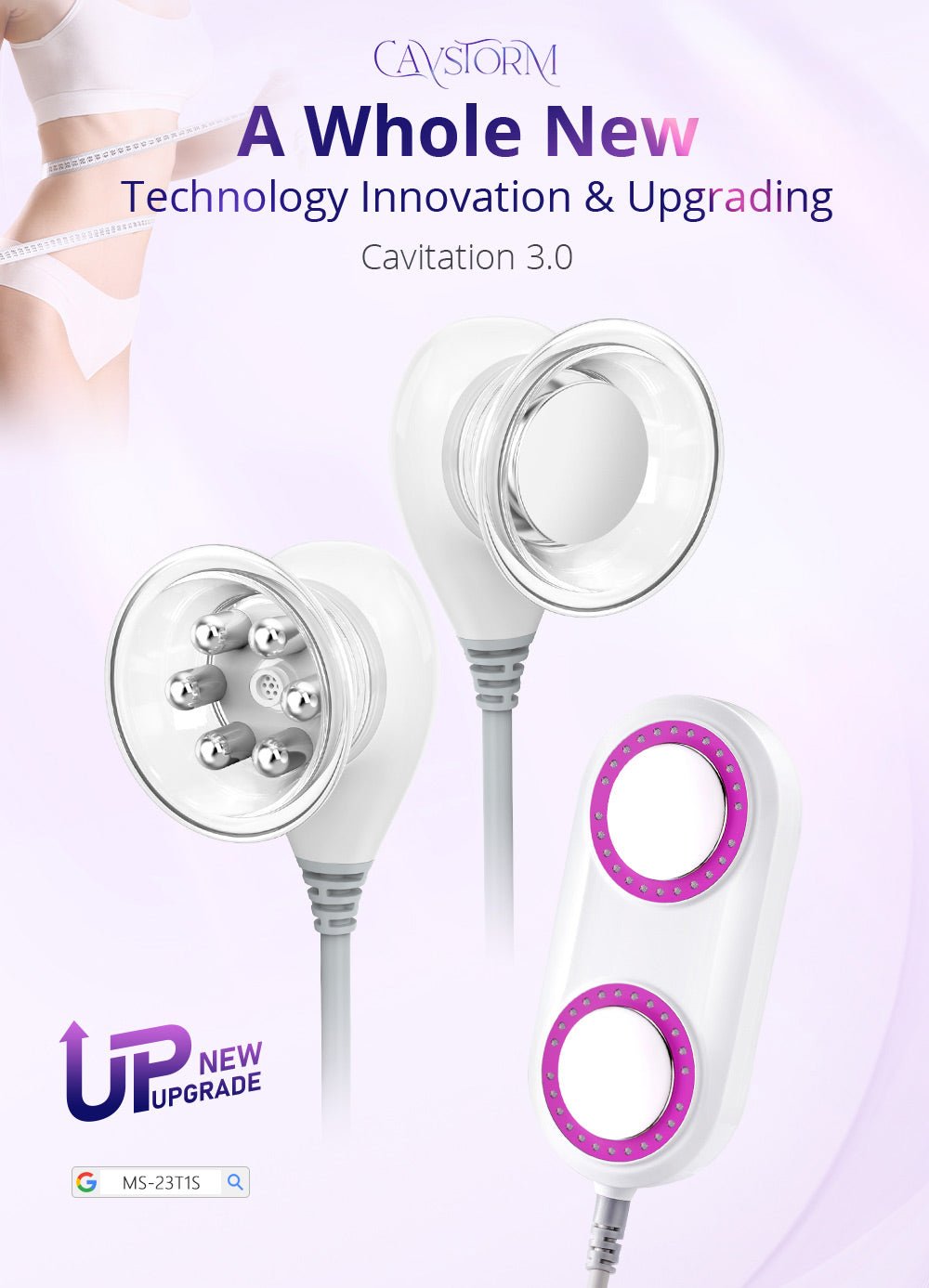 Shape Tactics Cavstorm 40K Cavitation 3.0 with Microcurrent Technology - The Ultimate Fat Reduction Solution