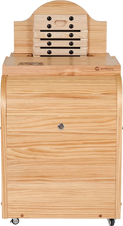 EVERJOY KN-103 Home Infrared Wood Dry Heat Sauna - Your Gateway to Relaxation and Wellness