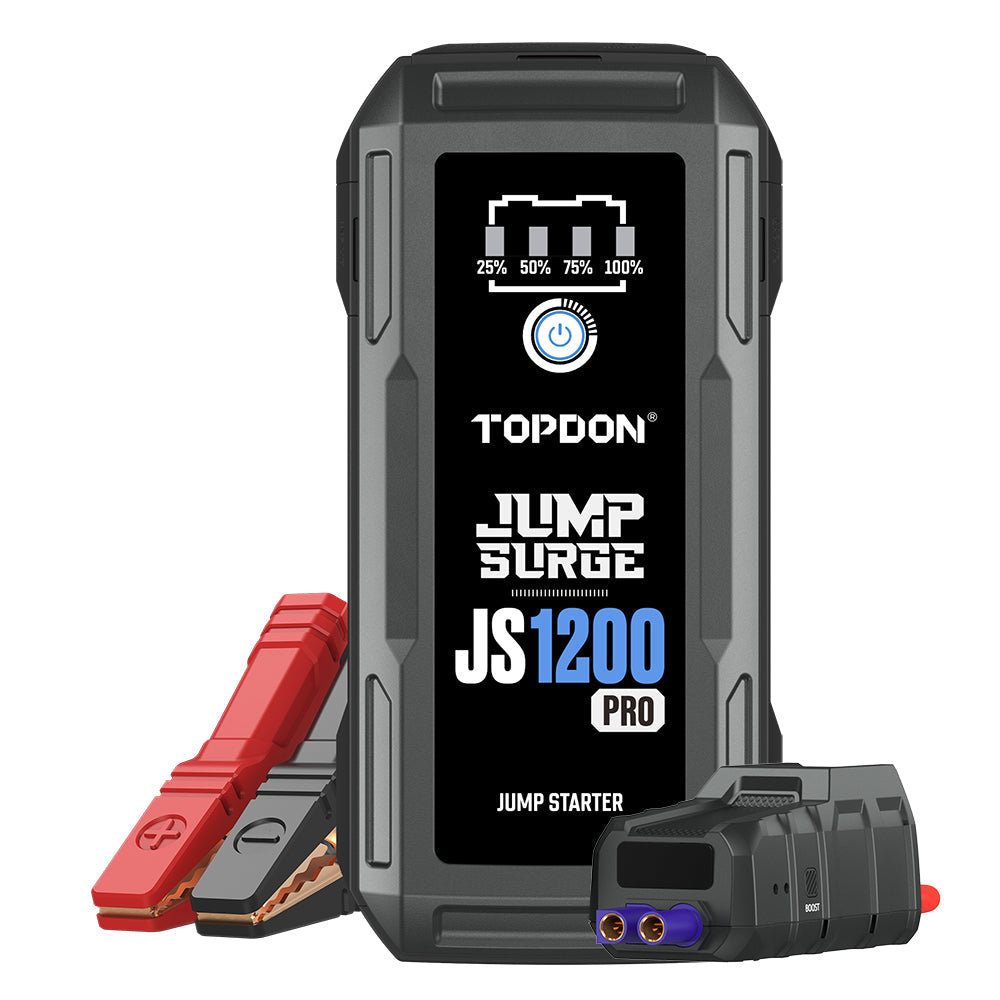 TOPDON JumpSurge1200Pro 1800 Peak Amp Car Battery Jump Starter - Your Roadside Savior