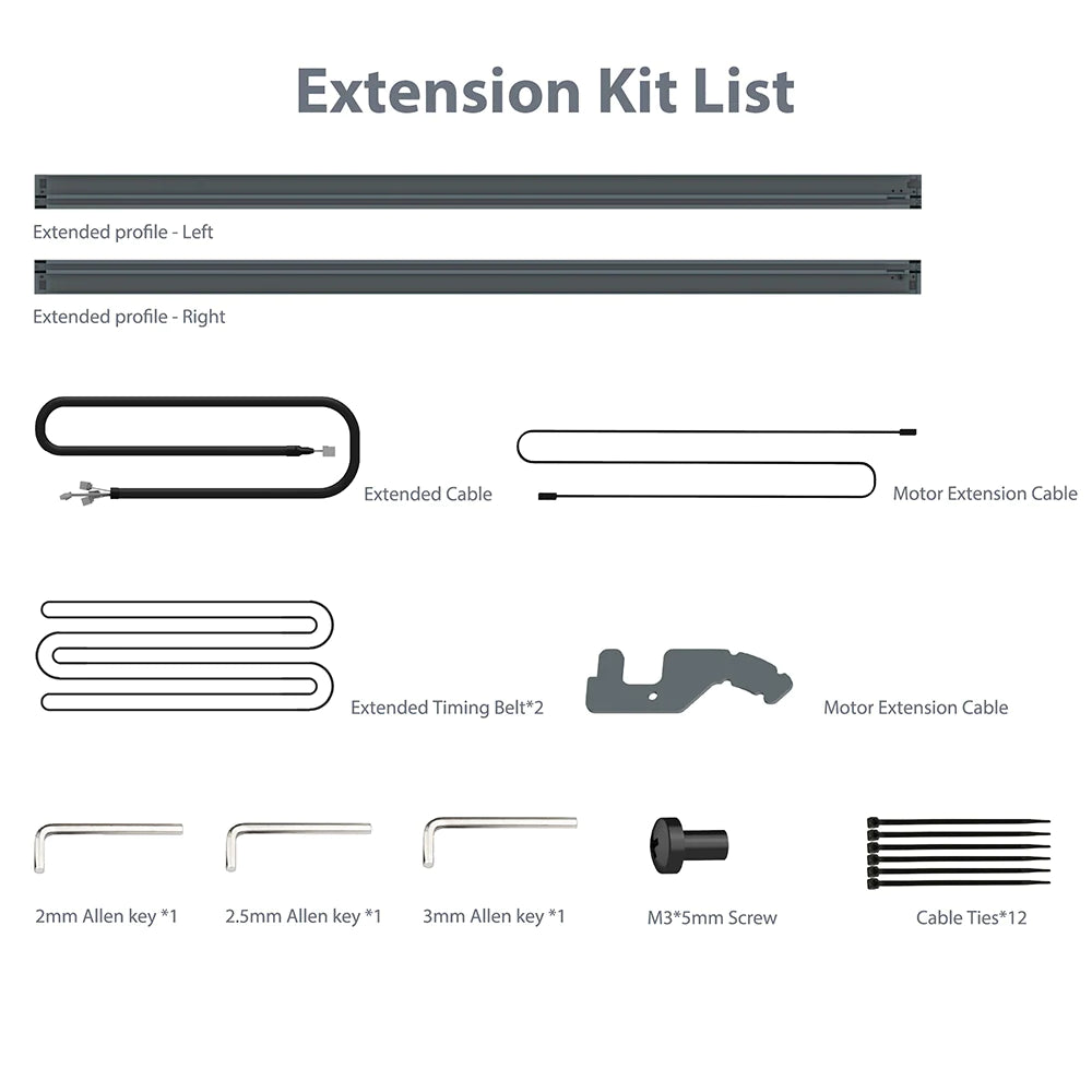 Ortur LM3 Series Extension Kit (ETK2.0) - Unlock Expanded Creativity