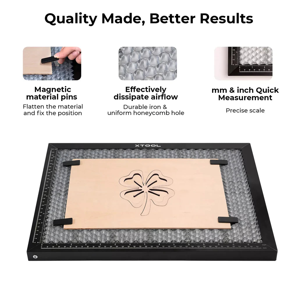 xTool M1 Riser Base with Revolutionary Honeycomb Panel