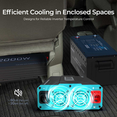 Renogy 2000W Pure Sine Wave Battery Inverter - Your Reliable Power Solution