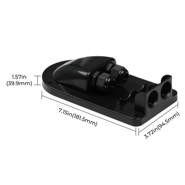 Renogy Solar Double Cable Entry Gland - The Ultimate Cable Management Solution for Solar Panels