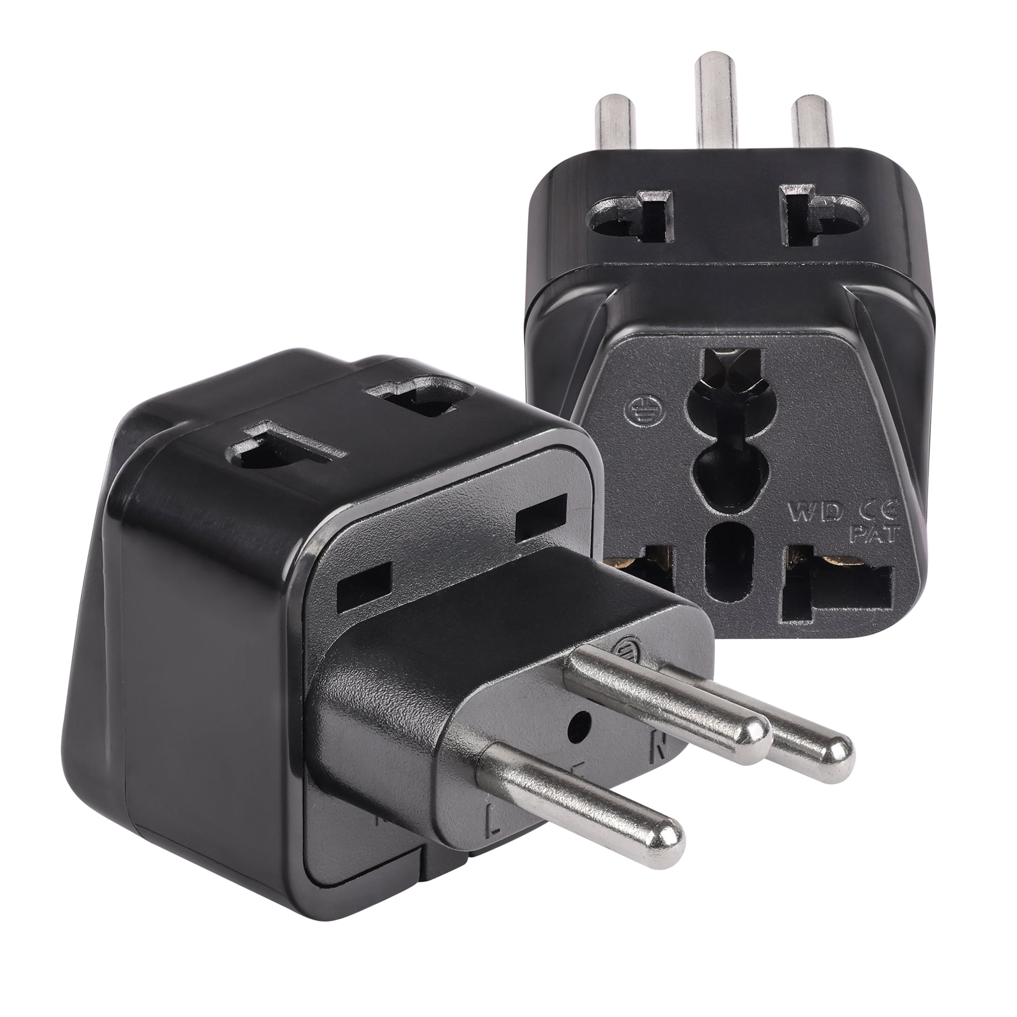 OREI DB-11A Compact 2-in-1 Travel Adapter for Switzerland & Rwanda