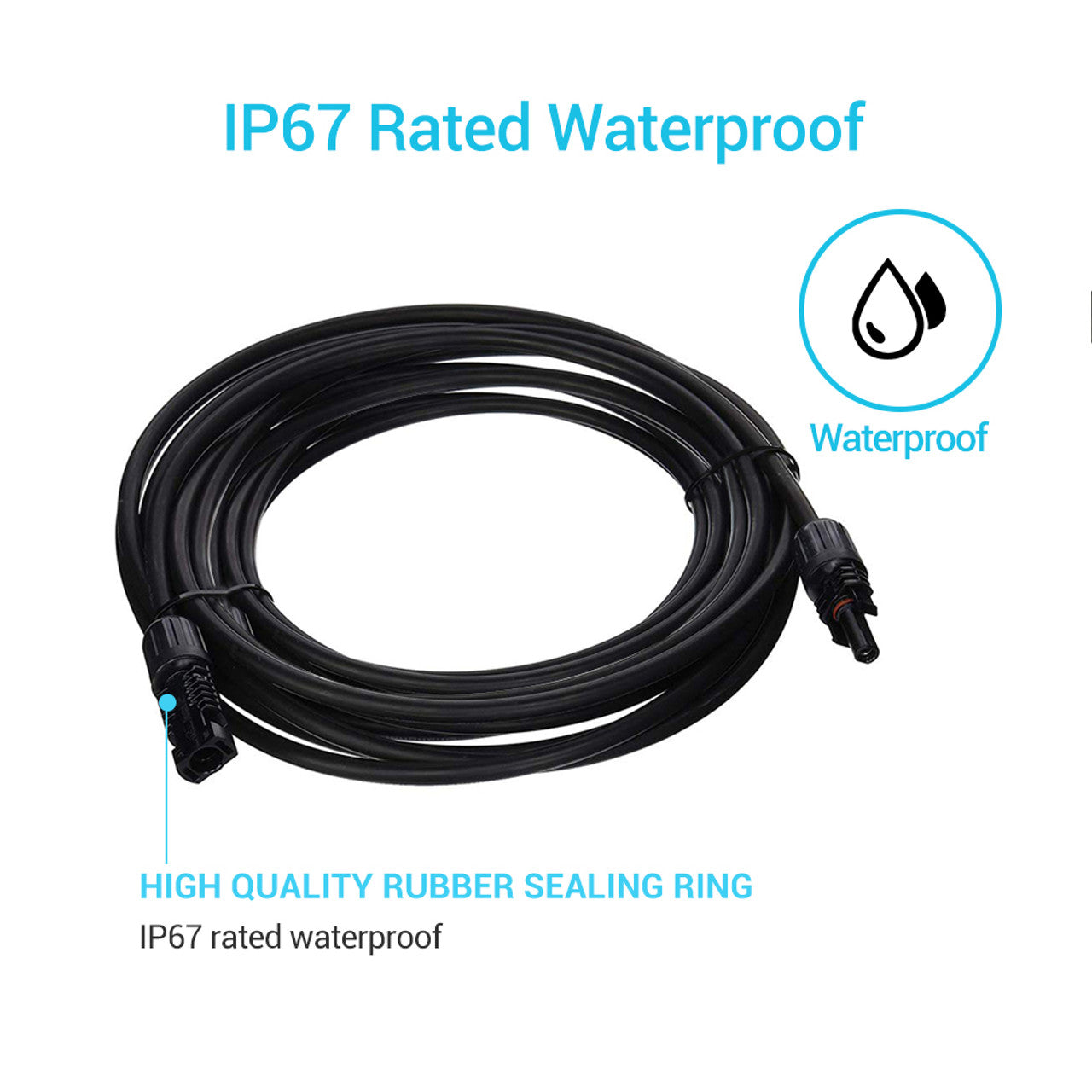 Renogy 40Ft 10AWG Solar Panel Extension Cable: Expand Your Solar Power System with Ease