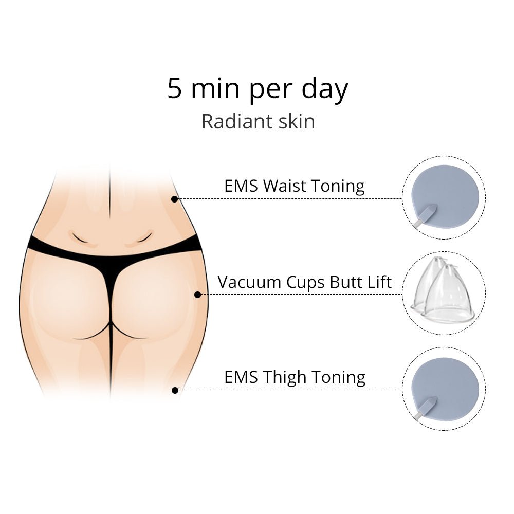 Shape Tactics EMS Muscle Stimulation Vacuum Beauty Pro