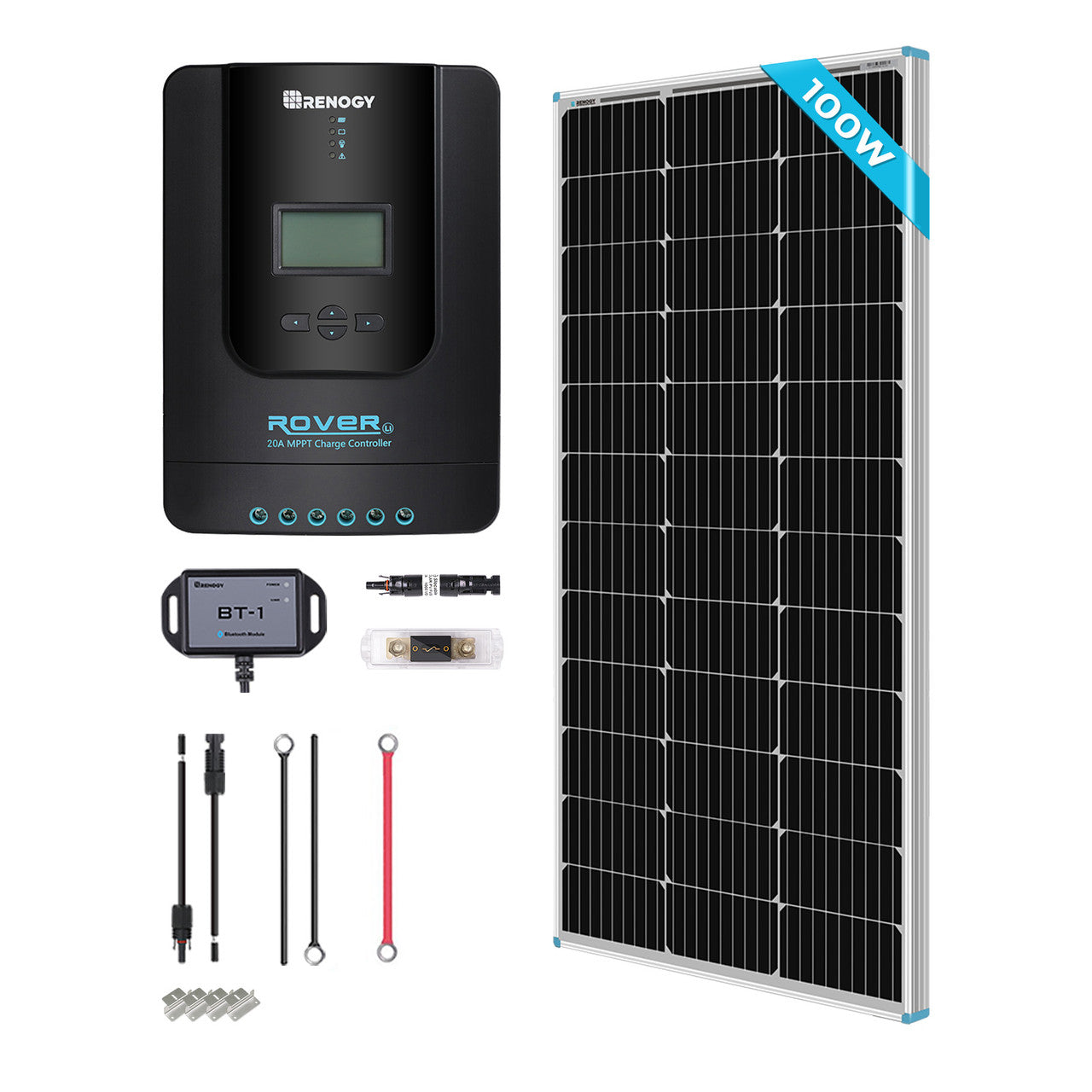 Renogy 100W 12V Premium Solar Kit - Your Off-Grid Energy Solution