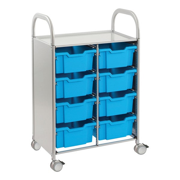 Gratnells Callero Double Metal School Supply Organizer Cart