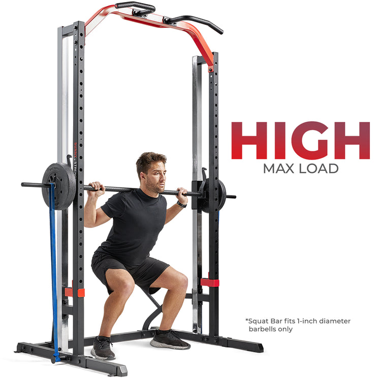 Sunny Health & Fitness Essential Smith Machine Squat Rack - SF-XF920020