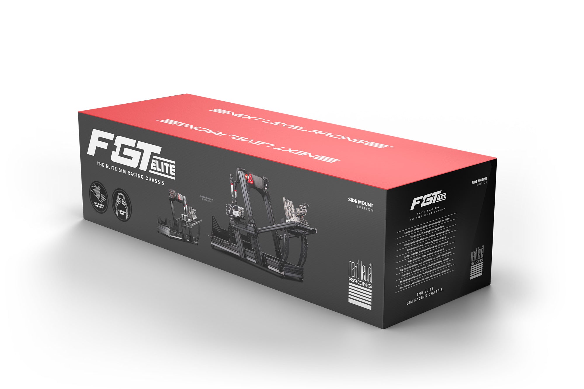 Next Level Racing NLR-E003 F-GT Elite Simulator Cockpit - All-in-One Adjustable Driving Experience