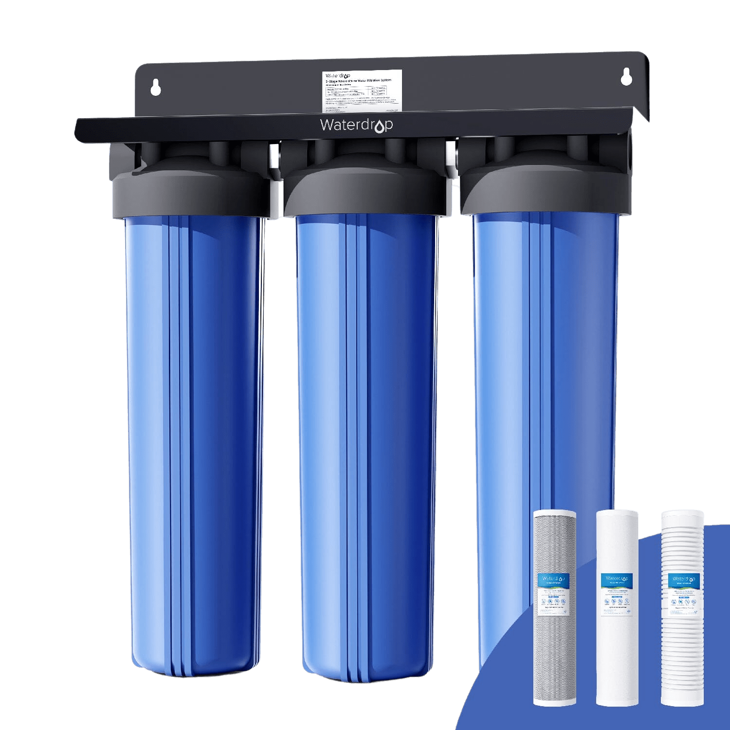 Waterdrop 3-Stage Whole House Water Filter: Crystal Clear Water for Your Home