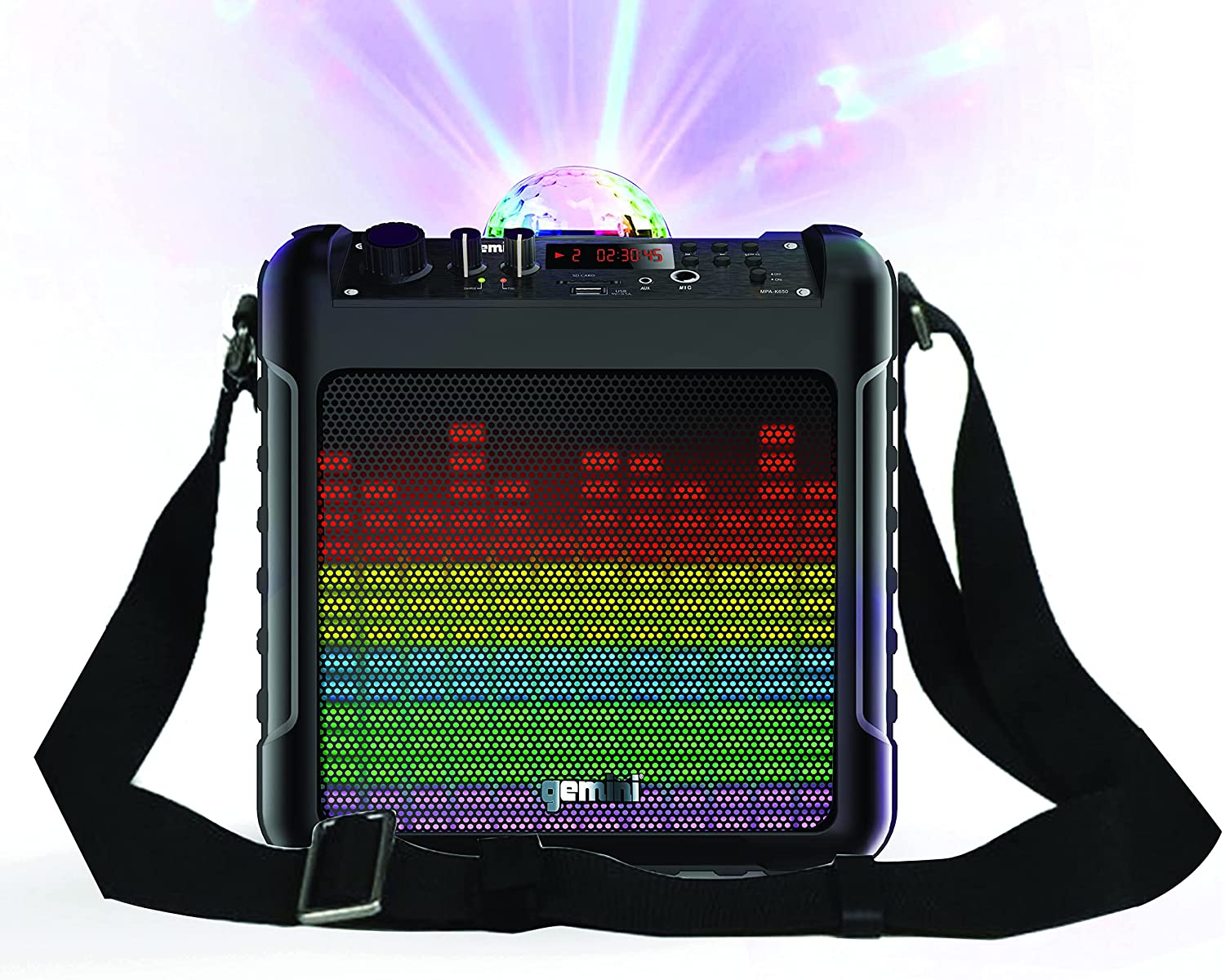 Gemini 150W Disco Party Karaoke Speaker with LED Lights