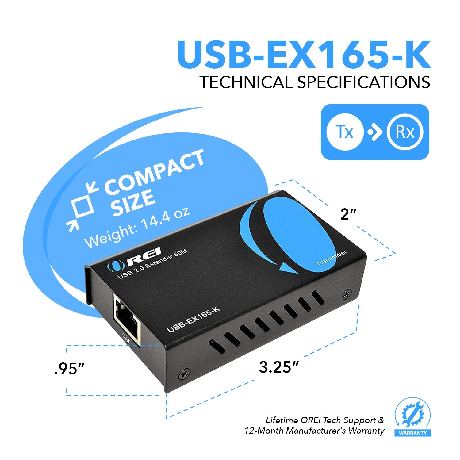 Long-Range USB Ethernet Extender - 165 Feet of Seamless Connectivity