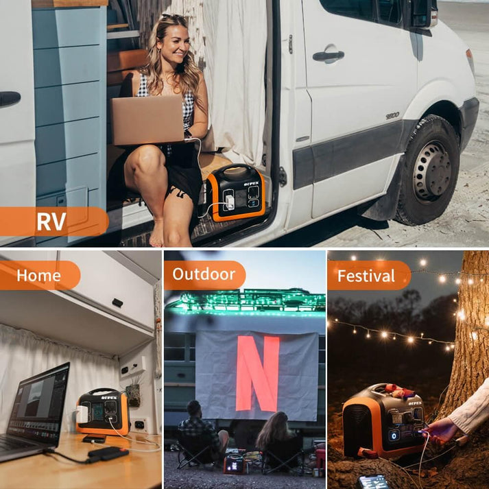 OUPES 600W Portable Powerhouse - Your Ultimate On-the-Go Power Solution!