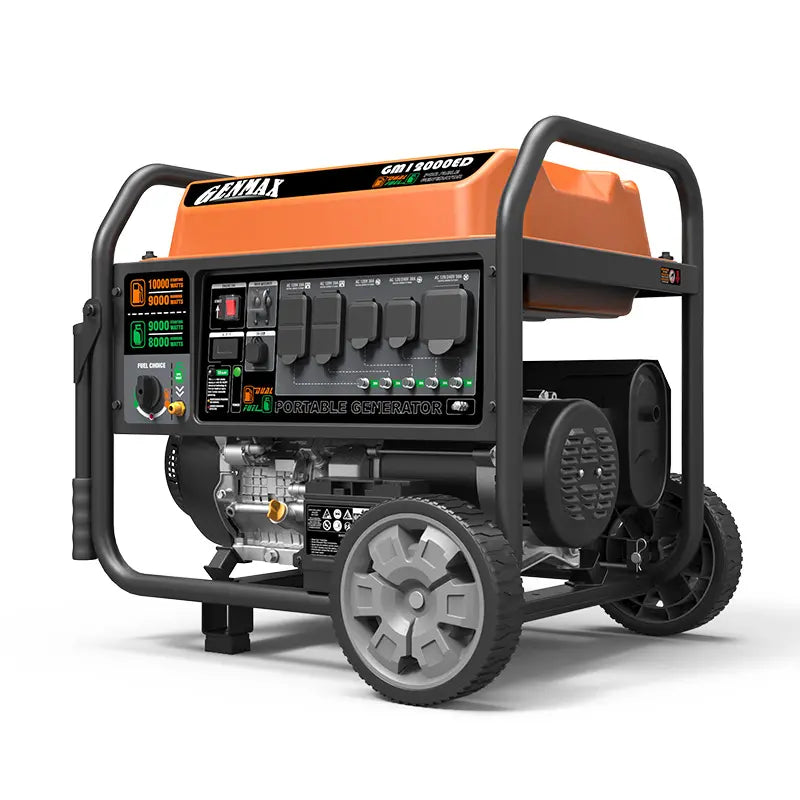 Genmax 12000W Dual Fuel Portable Powerhouse - Gas or Propane