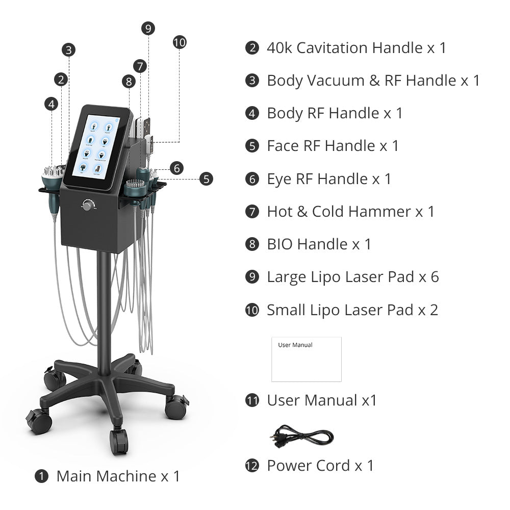 Shape Tactics - Ultimate 9-in-1 Ultrasonic Facial & Body Rejuvenation System