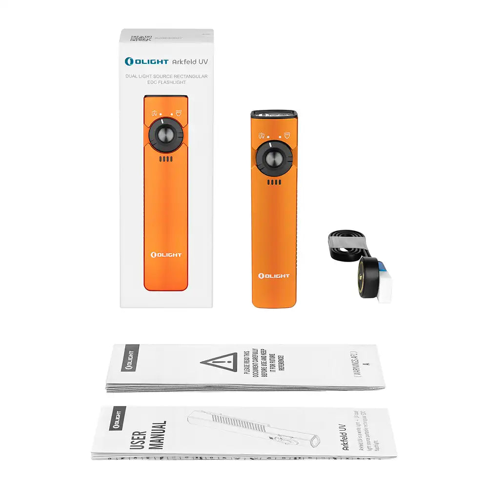 Olight Arkfeld UV Flashlight with Green Laser & White Light