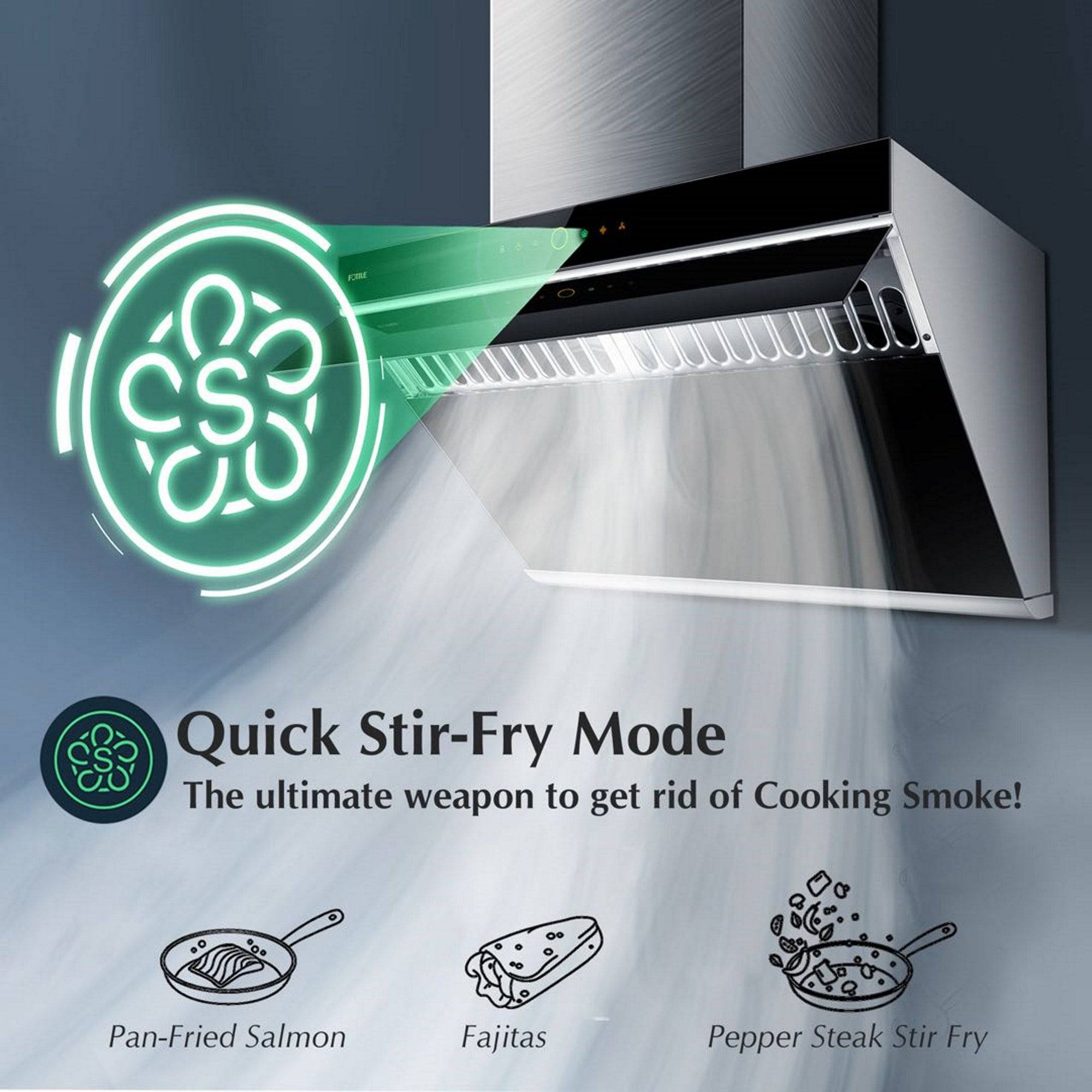 FOTILE Prestige Series 30/36 Under-Cabinet & Wall Mount Range Hood - Effortlessly Enhance Your Kitchen Ventilation