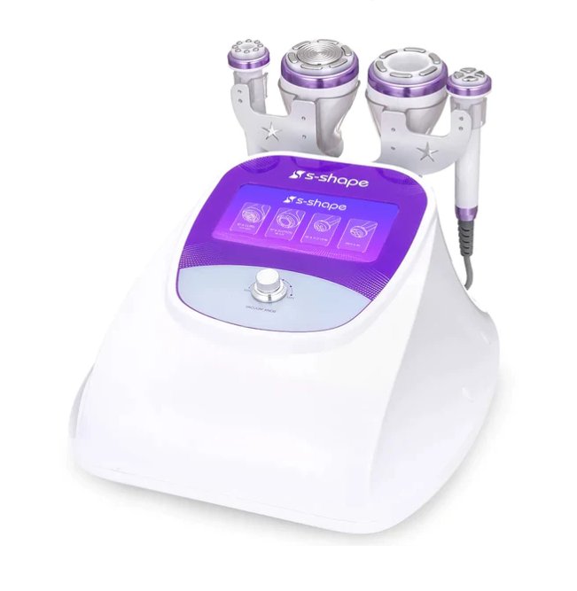 Shape Tactics 4-in-1 Ultrasonic Cavitation EMS Machine - S-Shape for Ultimate Body & Facial Rejuvenation