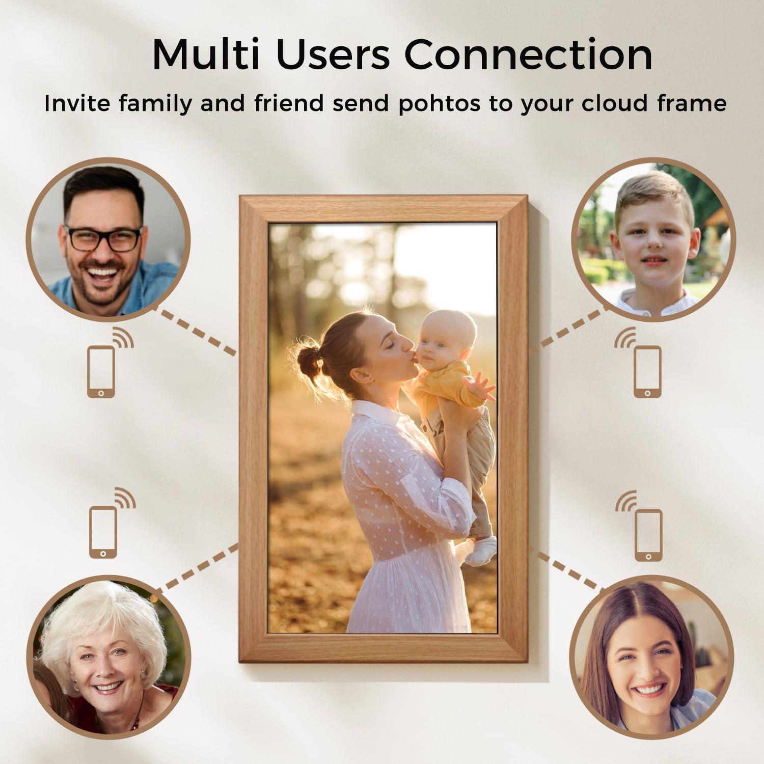 Sungale 21.5" True Cloud Frame: Connect & Cherish Memories